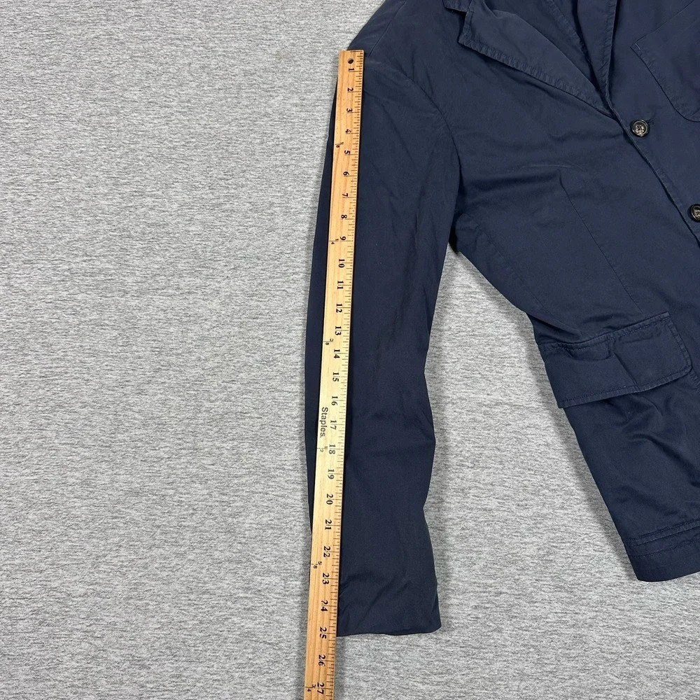 Polo Ralph Lauren Blazer Jacket Mens 40R Cotton Unstructured Travel Casual VTG